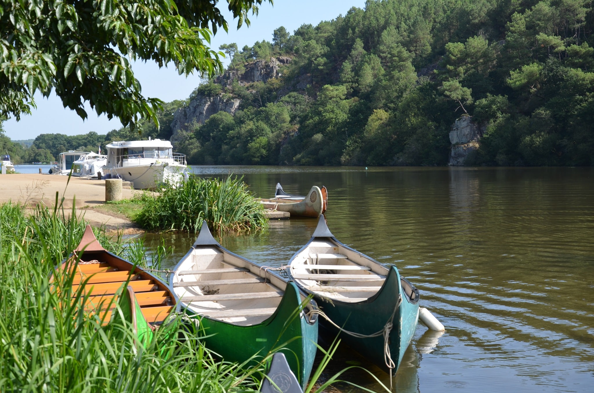 Barques à l'île aux Pies -