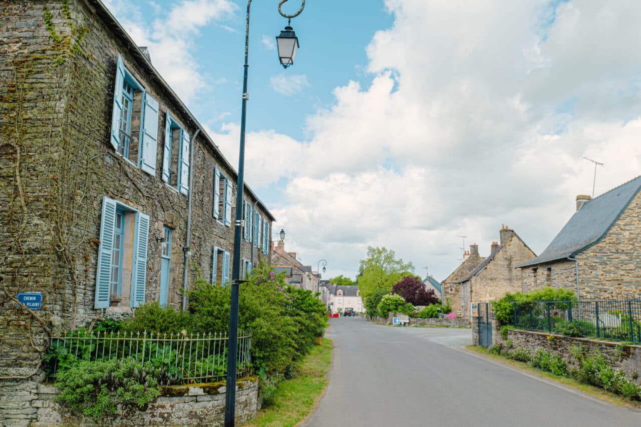 Les maisons du joli bourg de Brain-sur-Vilaine