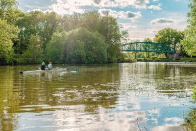 Le pont du Grand Pas à Sainte-Marie, le long de la Vilaine - Madoline Bauthamy