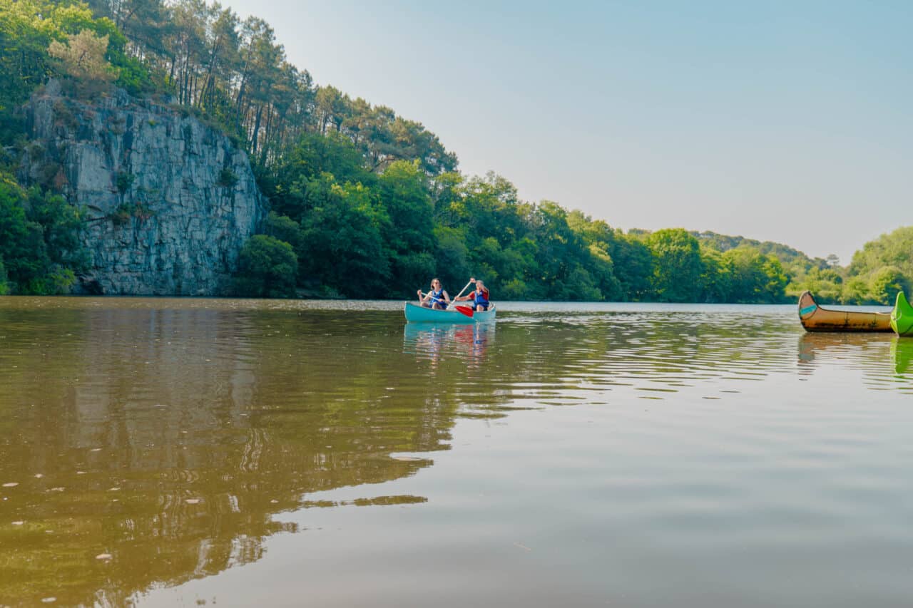 Canoë à l'île aux Pies - Madoline Bauthamy